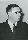 A photograph of Alfred Hilbe in 1965.