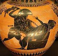 Amphora death Priam Louvre F222