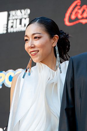 Ando Momoko as the Festival Navigator at Red Carpet of the Tokyo International Film Festival 2023 (53348224093).jpg