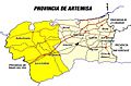Artemisa mapa