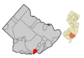 Atlantic County New Jersey Incorporated and Unincorporated areas Somers Point Highlighted
