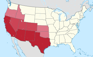 Aztlán in United States (US48)