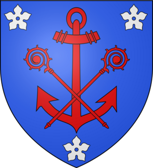 Blason ville fr Île Molène (Finistère)