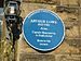Blue plaque commemorating Arthur Lowe's Birthplace.jpg