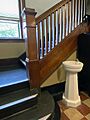 Charles Thompson Memorial Hall interior-stairwell and water fountain