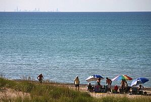 Chicago-Silhouette (Lake Michigan)