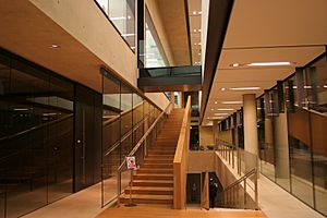 Cmglee Sainsbury Laboratory Cambridge University stairs