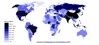 Countries and Dependencies by Population in 2014