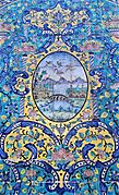 Decorative wall panel from Golestan palace, Tehran