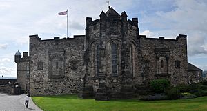Edinburgh Castle, Scottish National War Memorial rear