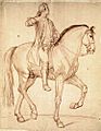 Edmé Bouchardon - Study for the Equestrian Statue of Louis XV - WGA02875
