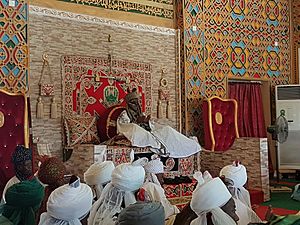 Emir of Kano on his throne 092016