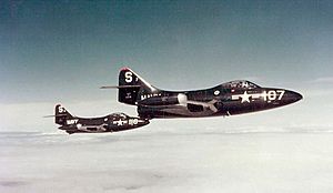 F9F-2 Panthers VF-51 over Korea 1951