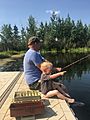Fishing at Moonshine Lake