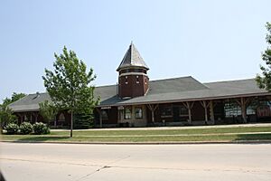 FondDuLacWisconsinTrainDepotChicago&NorthwesternRailRoad