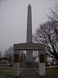 Victory monument in Fort Recovery