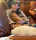 Gavin DeGraw and his dog son Buddy