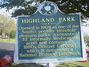 Highland Park Sign