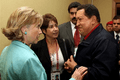 Hillary Clinton and Hugo Chavez
