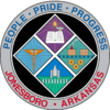 Official seal of Jonesboro, Arkansas