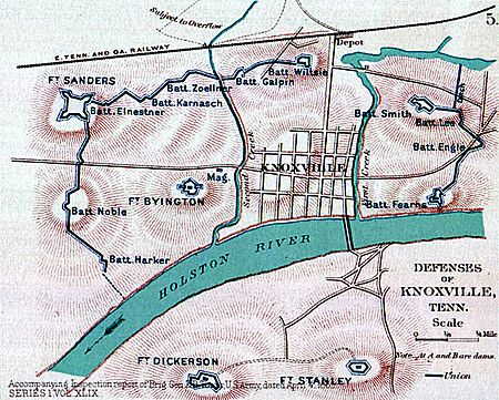 Knoxville defenses 1863