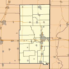 Hartshorn is located in Vermilion County, Illinois