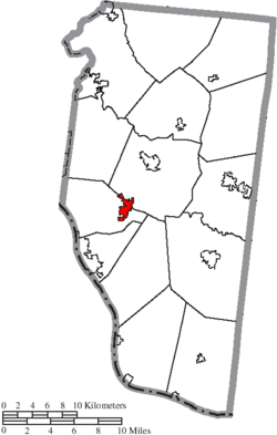 Location of Amelia in Clermont County