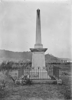 Memorial erected to commemorate the Treaty of Waitangi. ATLIB 286718