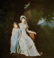 Mme de Staël avec sa fille Albertine