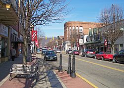 Jefferson Avenue in downtown Moundsville