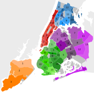New York City community districts