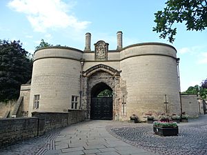 Nottingham Castle gatehouse 01
