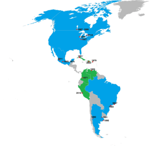 Pan American Games host countries