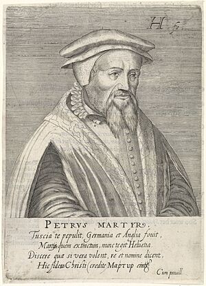 Pietro Martyr Vermigli by Hendrick Hondius (I)