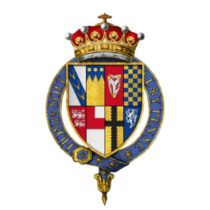 Quartered arms of Sir Henry Stanley, 4th Earl of Derby, KG