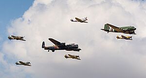 RAF BBMF Trenchard Plus formation (43524883192)