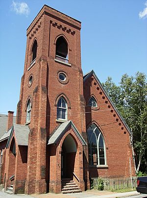 Rosendale, NY - Dutch Reformed Church - Belltower Lighting