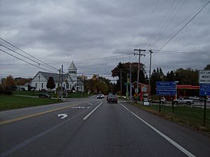 Route 68 in Meridian Pennsylvania