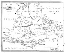Route of the Siboga Expedition