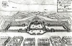 Schloss Mannheim 1725 v J C Froimon