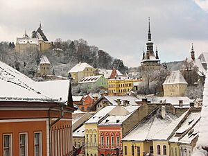 Sighisoara. Biserica din deal