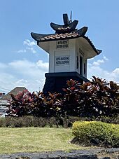 Sister city marker Bandung - Liuzhou
