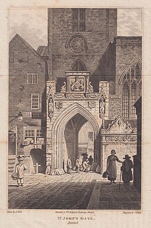 St John's Gate, Bristol (1818)
