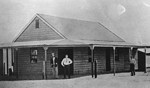 StateLibQld 1 45675 Charters Towers branch of the Bank of New South Wales, ca. 1875