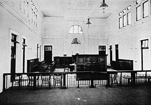 StateLibQld 2 125323 Gympie Courthouse, interior view, 1902