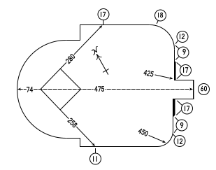 T&T Polo Grounds diagram 1951