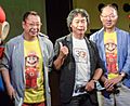 Takashi Tezuka, Shigeru Miyamoto and Kōji Kondō (cropped 3)