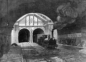 Thames tunnel train
