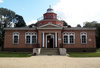 The facade of house of Aleksey Konstantinovich Tolstoy