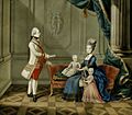 The family of Archduke Ferdinand of Austria by Gaetano Mediolani Peregus